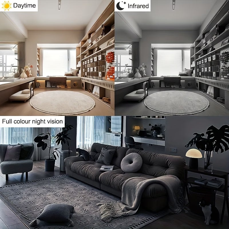 1080P Full HD Smart Wireless Security Camera (Black)